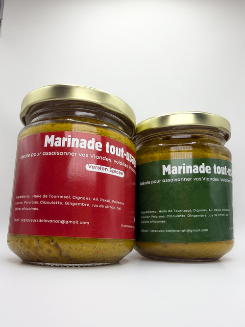 Pack découverte - Les deux Marinades ( La Classique + L'Épicée )