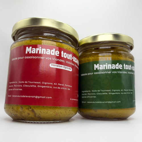 Pack découverte - Les deux Marinades ( La Classique + L'Épicée )
